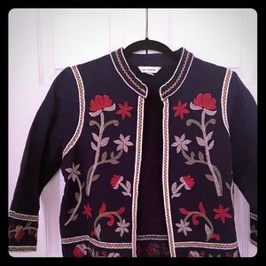 Boho embroidered jacket